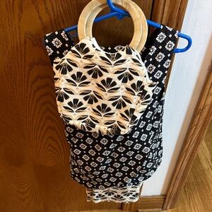 Sigrid Olsen Black and Cream Kids Matching Set